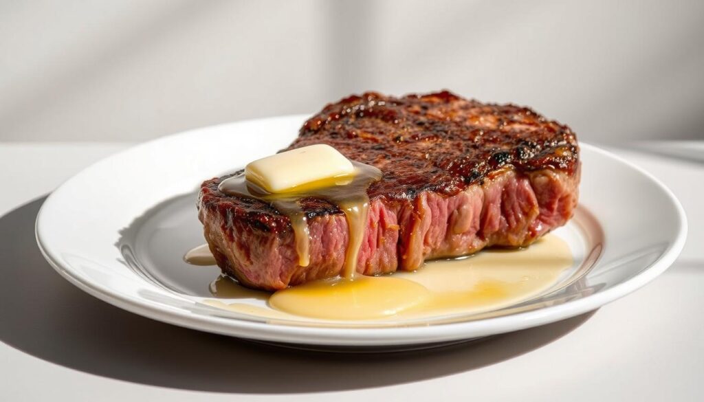 T-Bone Steak with Butter Basting