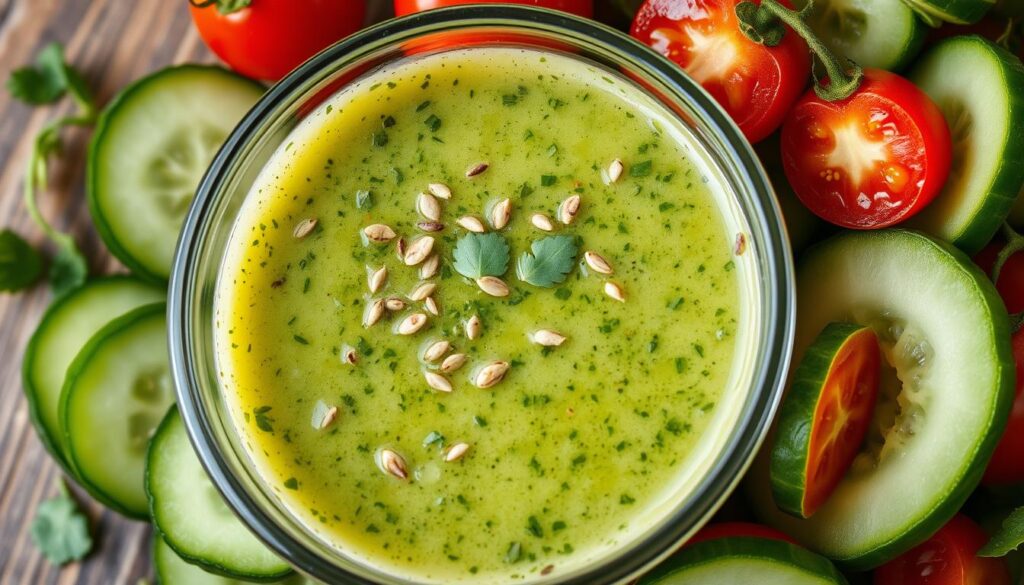 cucumber salad dressing