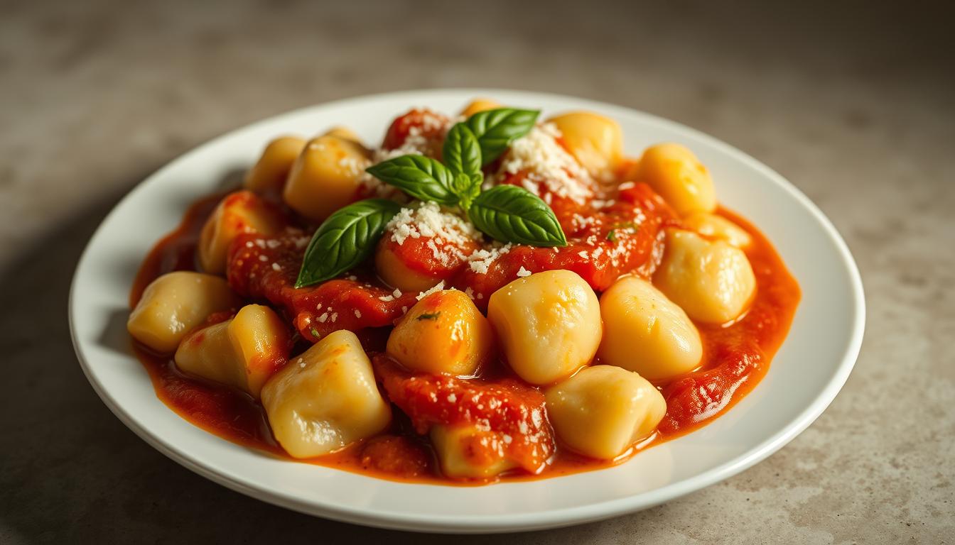 potato gnocchi tomato sauce
