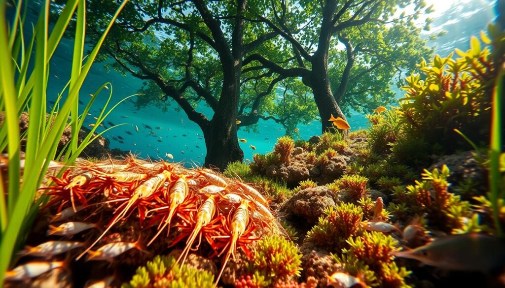 shrimp prawn habitat