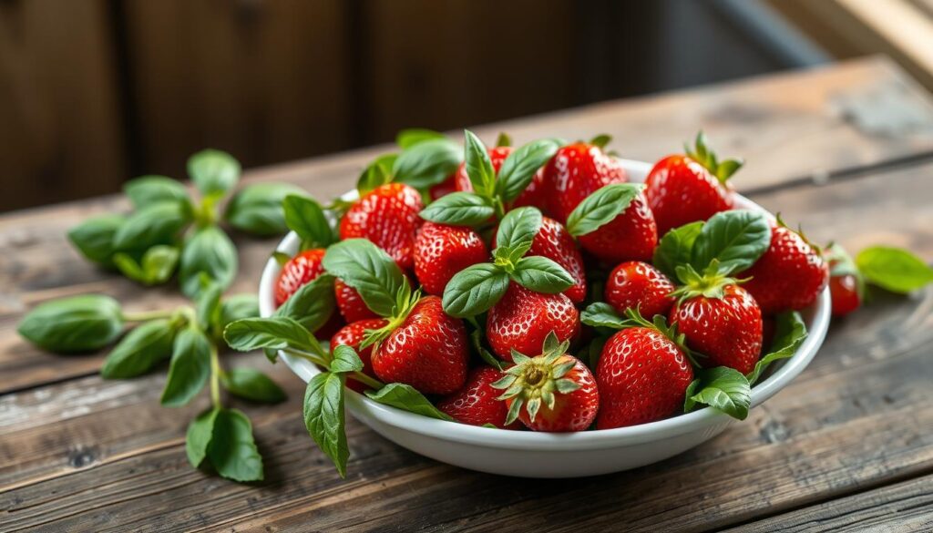 strawberry basil salad
