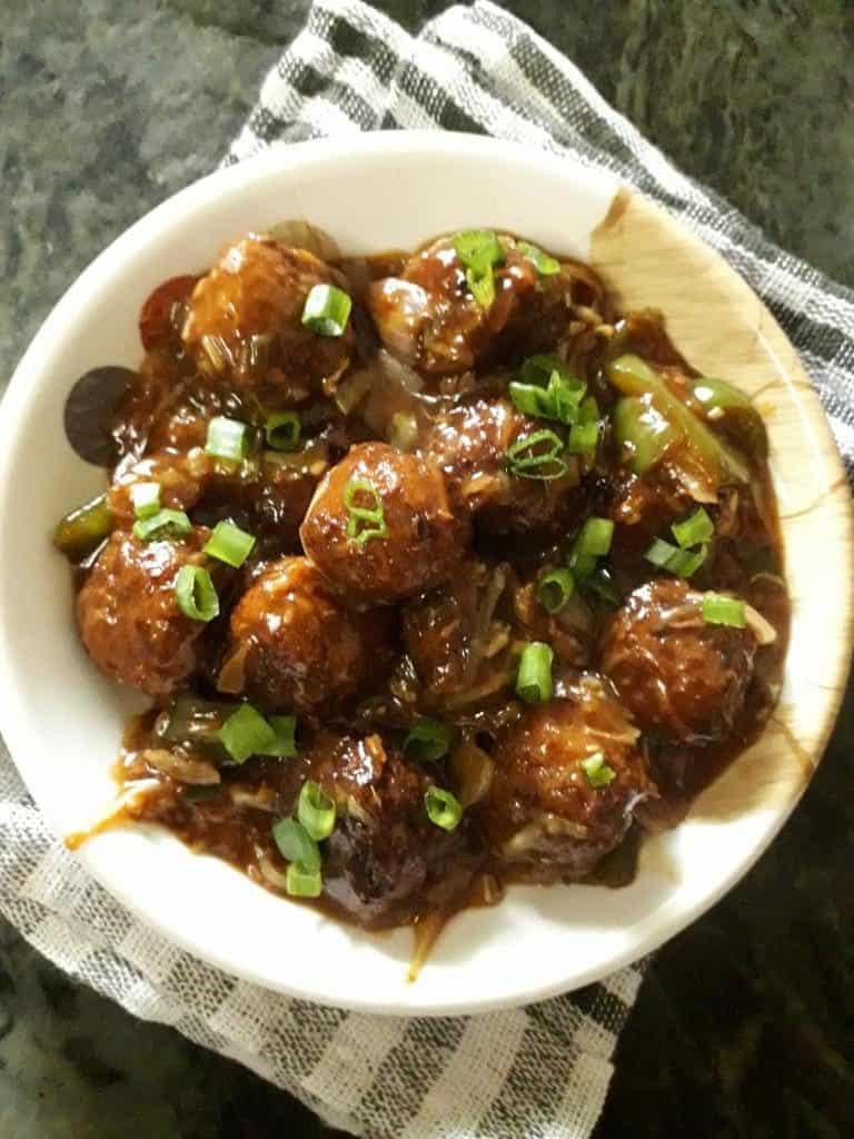 Making Delicious Vegetable Manchurian Recipe at Home